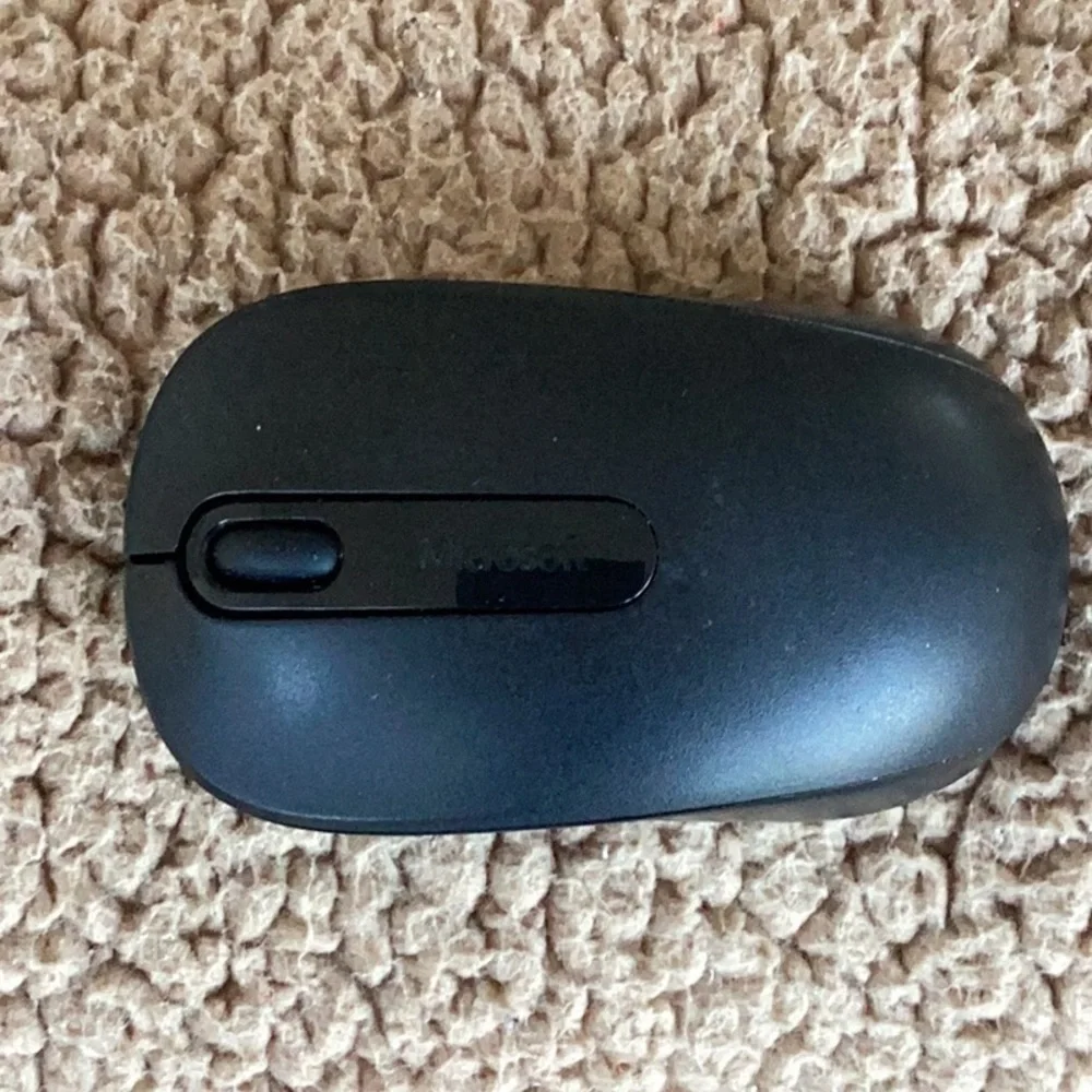 Microsoft Sleek Black Mouse